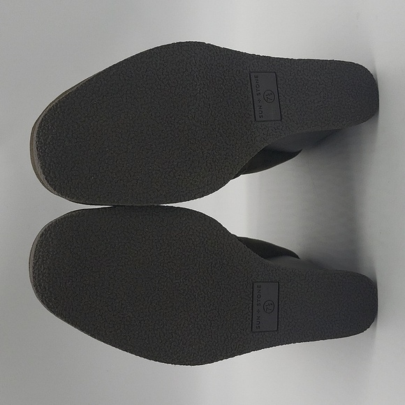 1820- Sun + Stone Camillia Ankle Boots Olive Color Size 7.5 NWT - Picture 8 of 11